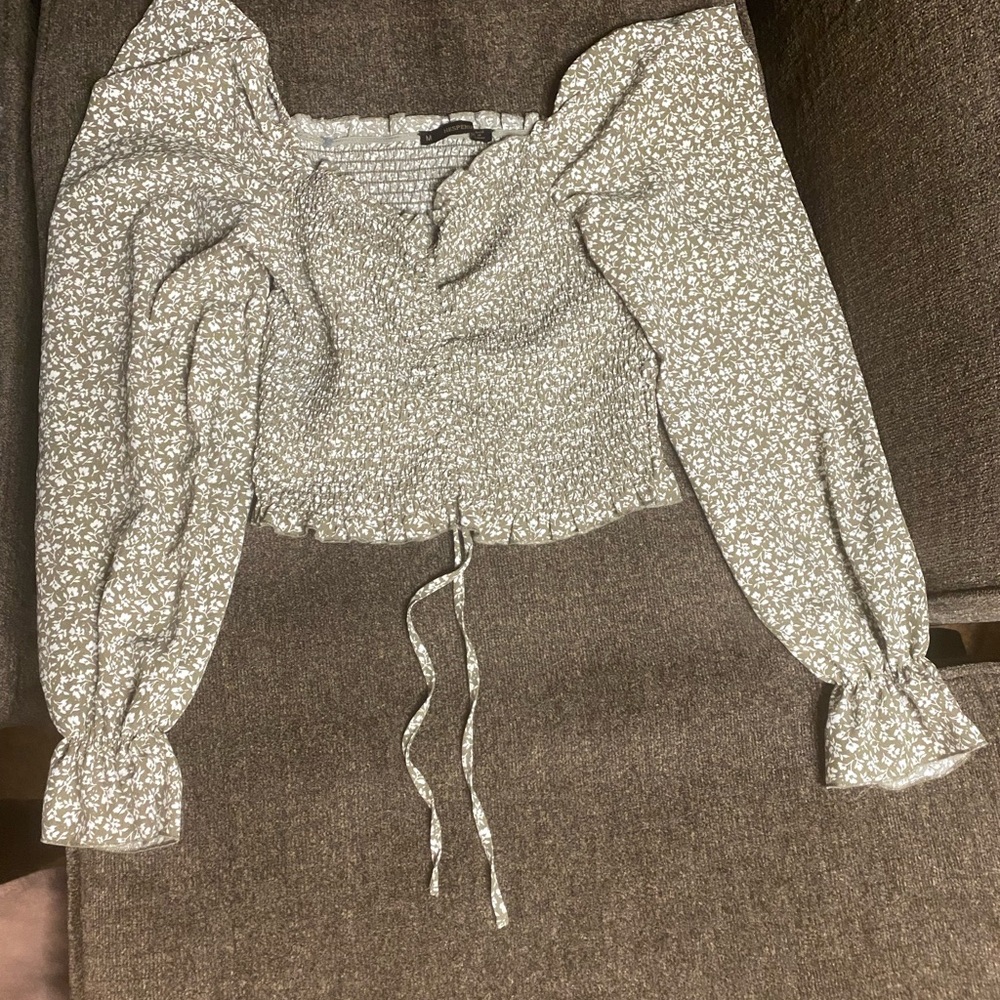 off the shoulder crop top